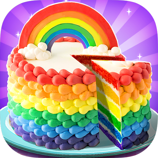 Unicorn Cake Cooking Games logo