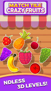 Match Tile: Crazy Fruits