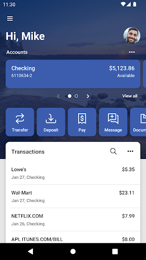 Huron Community Bank Screen 2