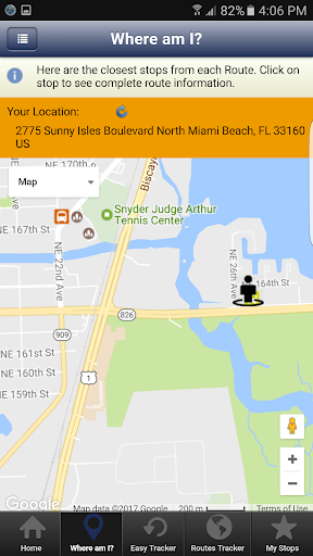 NMB Transit APP Screen 2