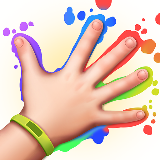 Finger Paint Toddler Games Logo