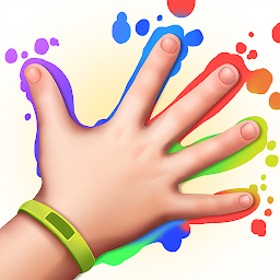চিহ্নৰ প্ৰতিচ্ছবি Finger Paint Toddler Games