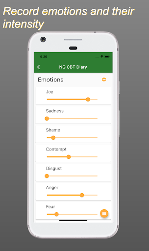 CBT Diary App Screen 2