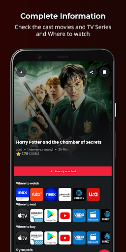 Cinefy - Where to Watch Screen 2