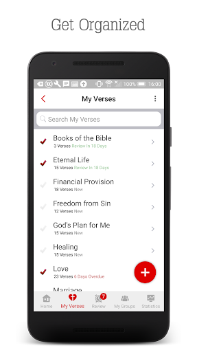 The Bible Memory App Screen 3