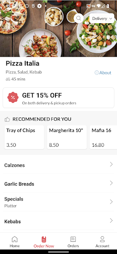Pizza Italia Screen 3