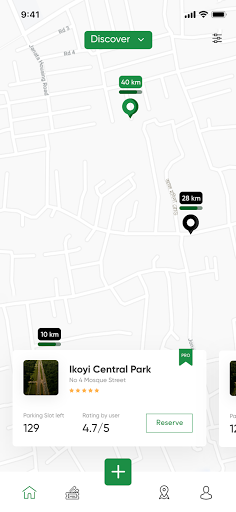 Android application Parkwell screenshort