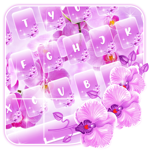 Orchid Flower Keyboard  Icon