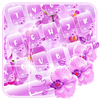 Orchid Flower Keyboard