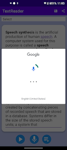 voice to text, text to voice