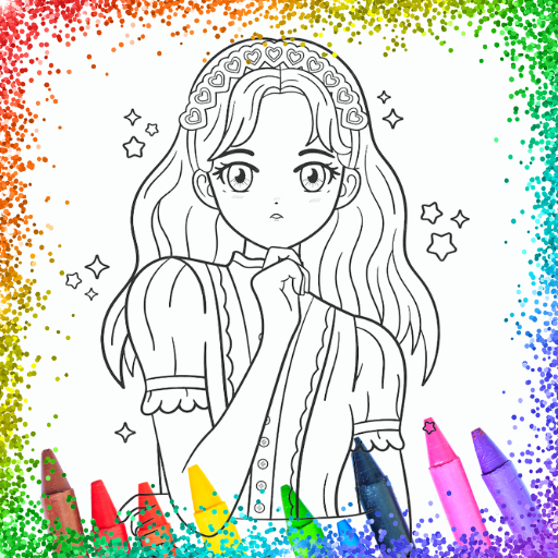 Glitter Beauty Coloring Book Download on Windows
