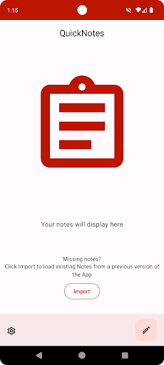 Android application Quick Notes: To Do List screenshort