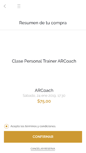ARCoach Screen 2