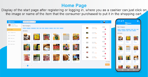 Android application Kasiran - Reliable Cashier App screenshort