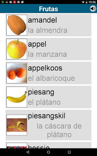 Screenshot of Learn Afrikaans - 50 languages