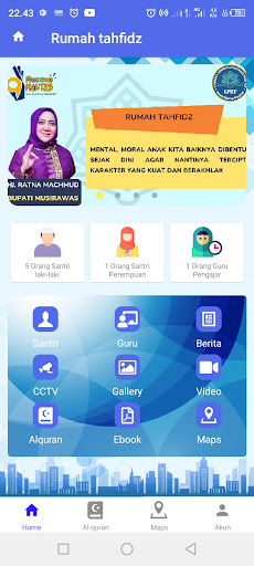 Android application LPRT Musirawas screenshort