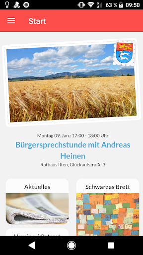 Ilten Bürger App Screen 2