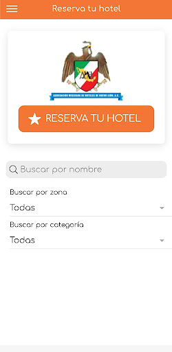 Android application Monterrey Booking screenshort