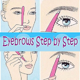 Eyebrows Step by Step icon