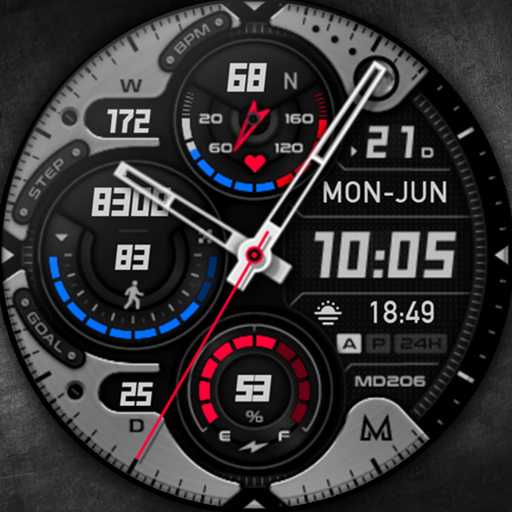 MD206 - Analog watch face logo