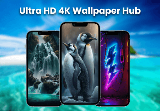 Android application Ultra HD, 4K Wallpaper Hub screenshort