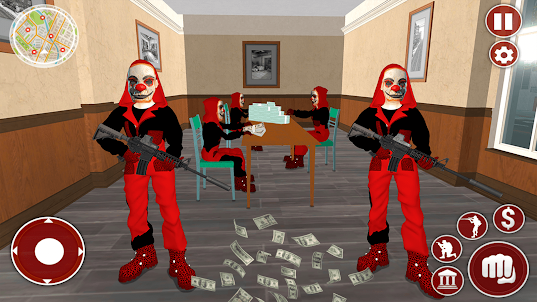 Bank Heist Sim Robbery Game