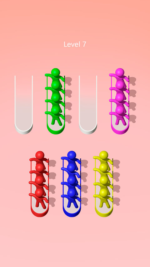 色分けパズル: 並べ替えゲームのおすすめ画像5