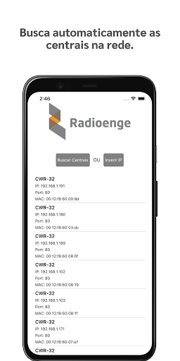Android application Radioenge Config screenshort