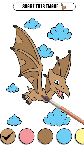 Dinosaur Coloring Game