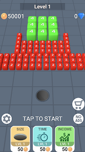 2048 Hole: Drop The Cube 1.0.4 APK + Mod (Free purchase) for Android