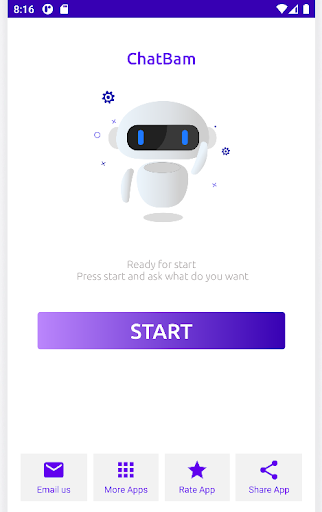 Android application ChatBam screenshort