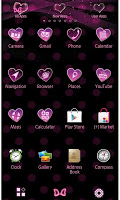 screenshot of Bubble Hearts Wallpaper Theme