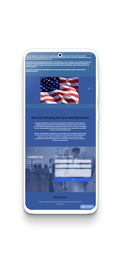 Android application Election Integrity For America screenshort