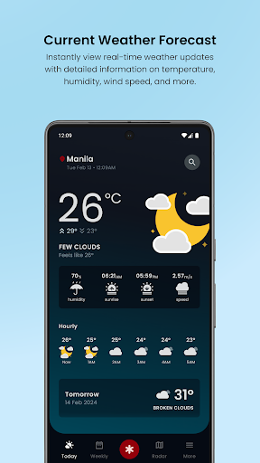 Android application Weather.ph screenshort