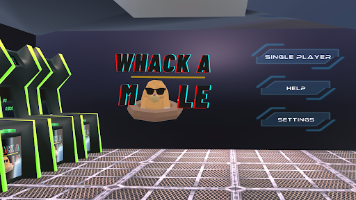 Android application Whack A Mole VR screenshort