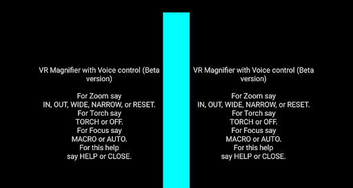 Android application XeF6 VR Magnifier screenshort