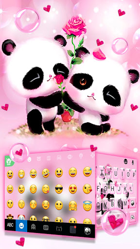 Pink Panda Couple Theme Screen 3