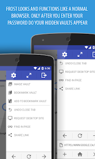 Frost+ Incognito Browser Varies with device APK screenshots 3