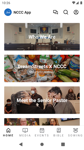 Android application New Covenant Church Nashville screenshort