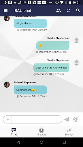 Sentinel Chat Channels Screen 2