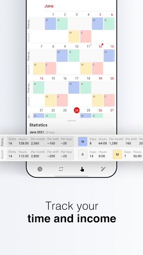 Nalabe Shift Work Calendar Screenshot 4 - AppWisp.com