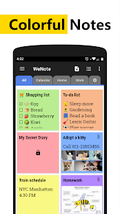 WeNote - Notes, Todo, Calendar  Screenshots 1