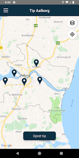 Android application Tip Aalborg screenshort