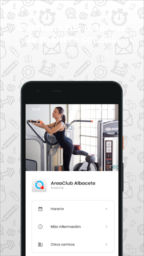 Android application AREACLUB ALBACETE screenshort