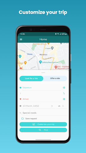 Android application MixMyRide screenshort