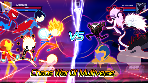 Super Stick Fight All-Star Hero: Chaos War Battle screenshots 1