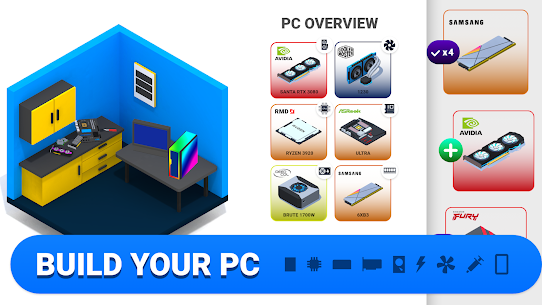 PC Creator Building Simulator MOD APK (Unlimited Gems) 1
