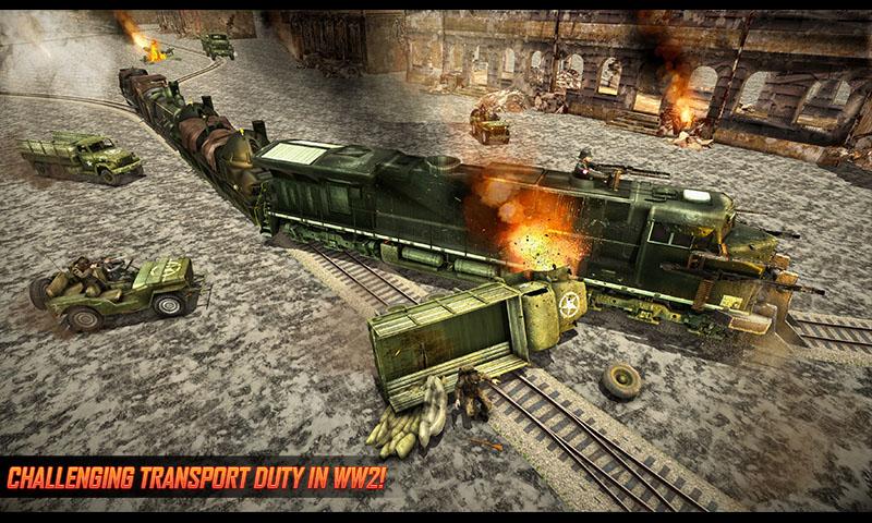 Army Train Shooter: Train Game banner