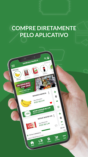 Android application Supermercado Sagrada Família screenshort
