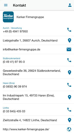 Kerker Firmengruppe Screen 3